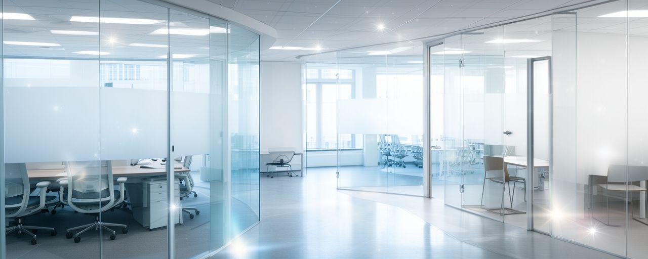 Espacio de oficina impecable tras una limpieza profesional